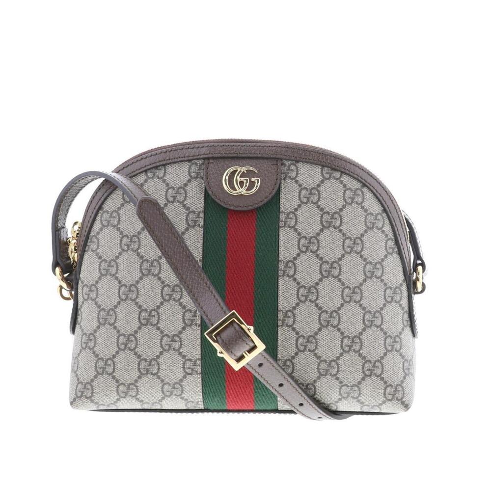 GUCCI OPHIDIA GG Shoulder Bag Messenger Beige